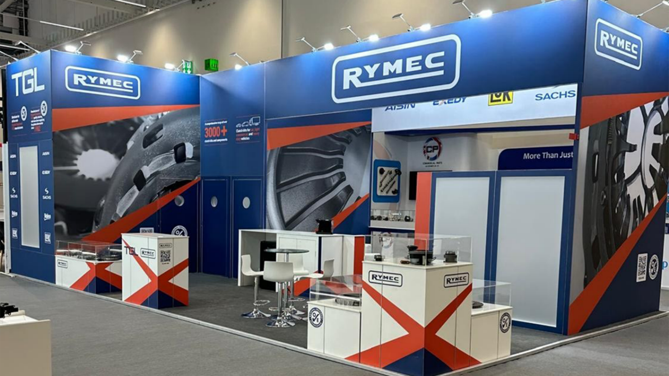 The TGL and RYMEC exhibit at Automechanika Frankfurt 2024.