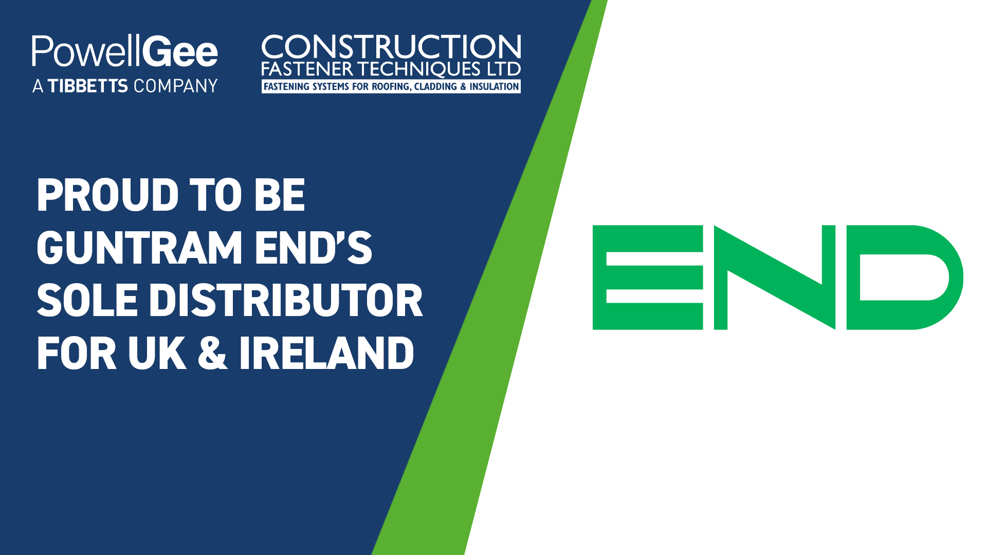 Powell Gee and CFT proud to be Guntram End's sole distributor for UK & Ireland